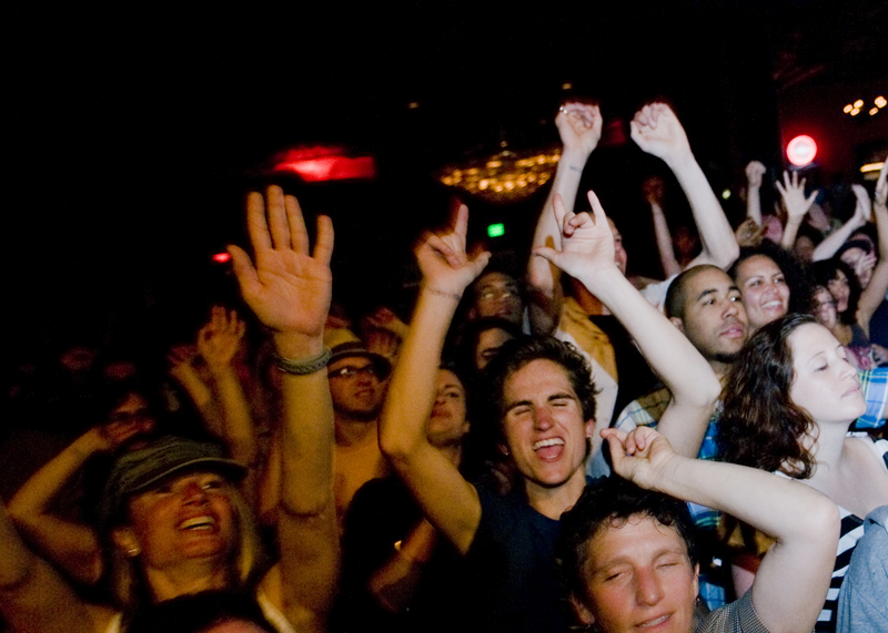 Last night Femi Kuti, son of Afrobeat legend Fela Kuti, lit up