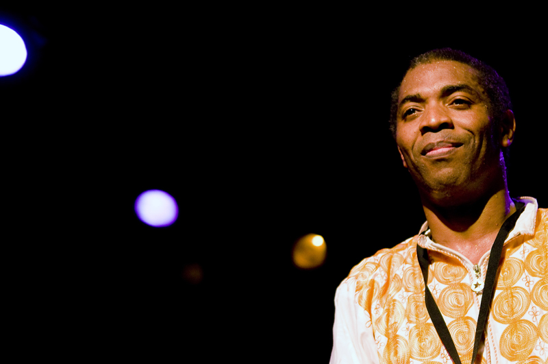 Last night Femi Kuti, son of Afrobeat legend Fela Kuti, lit up