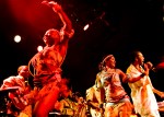 Last night Femi Kuti, son of Afrobeat legend Fela Kuti, lit up
