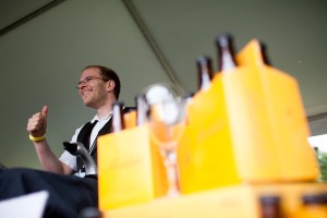 Brewers and beer enthusiasts converged on the 2010 Washington Brewers Festival held at Saint Edwards State Park on Saturday, June 20, 2010, in Kenmore, Wash.  (Photo by Matthew Williams for The Seattle Weekly)
