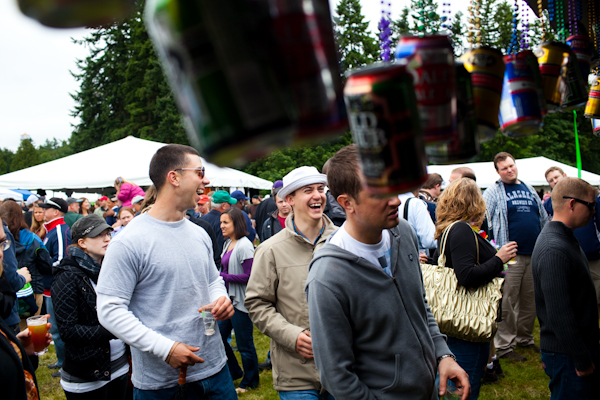 Brewers and beer enthusiasts converged on the 2010 Washington Brewers Festival held at Saint Edwards State Park on Saturday, June 20, 2010, in Kenmore, Wash.  (Photo by Matthew Williams for The Seattle Weekly)