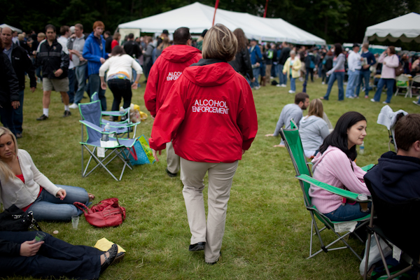 Brewers and beer enthusiasts converged on the 2010 Washington Brewers Festival held at Saint Edwards State Park on Saturday, June 20, 2010, in Kenmore, Wash.  (Photo by Matthew Williams for The Seattle Weekly)