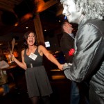 Silverman came primed with knives and a chainsaw.