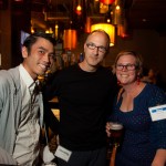 Seattle Weekly editor-in-chief Mark Fefer with the winners from the Henry Art Gallery.