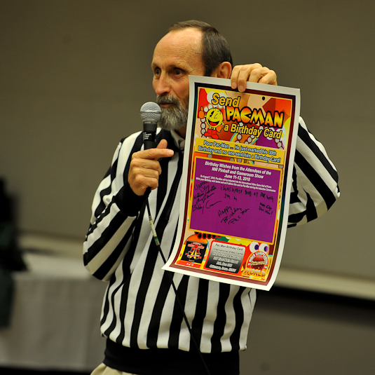 Walter Day is the founder of Twin Galaxies and the Video Game Hall of Fame. Day has been score keeper of the world's gaming records from '80s arcade games to modern Playstation 3 and XBOX games. He's starof the documentary Chasing Ghosts and was the enthusiastic referee in The King of Kong.