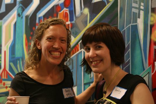 Sarah from Best of the Web award-winning Grist.org and the long-lost Holla! from the Hot Dish days.