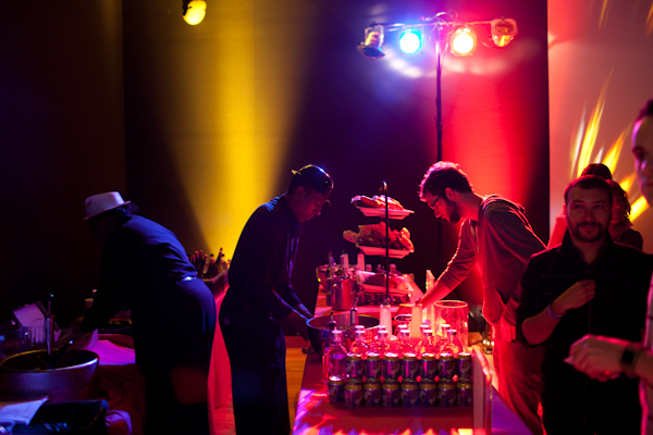 Bartenders served drinks all night long at the SAM Remix in Seattle, Wash., on Friday, June 4, 2010.  The event included the "Pop Culture Fashion" runway show, music with DJ Riz, and many more activities and performances.  (Photo by Matthew Williams for The Seattle Weekly)