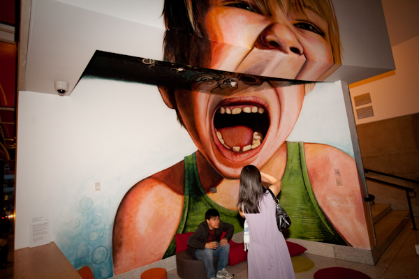 The galleries were open during the SAM Remix including the Andy Warhol exhibit, in Seattle, Wash., on Friday, June 4, 2010.  The event included the "Pop Culture Fashion" runway show, music with DJ Riz, and many more activities and performances.  (Photo by Matthew Williams for The Seattle Weekly)