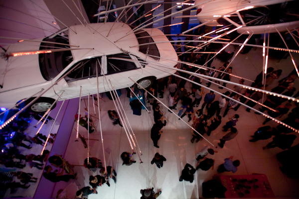 People crown into the Seattle Art Museum for the SAM Remix in Seattle, Wash., on Friday, June 4, 2010.  The event included the "Pop Culture Fashion" runway show, music with DJ Riz, and many more activities and performances.  (Photo by Matthew Williams for The Seattle Weekly)