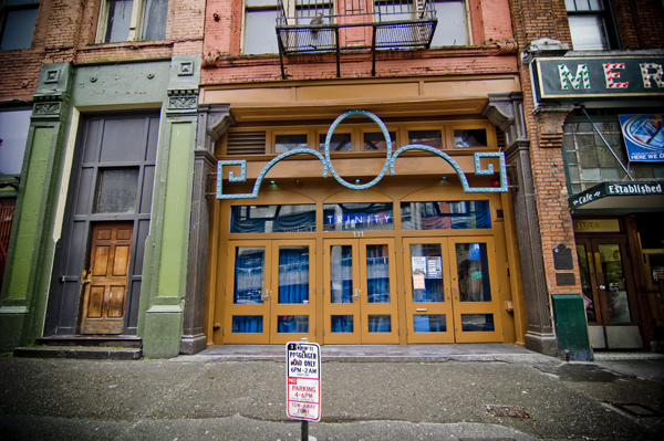 Trinty's street facade.