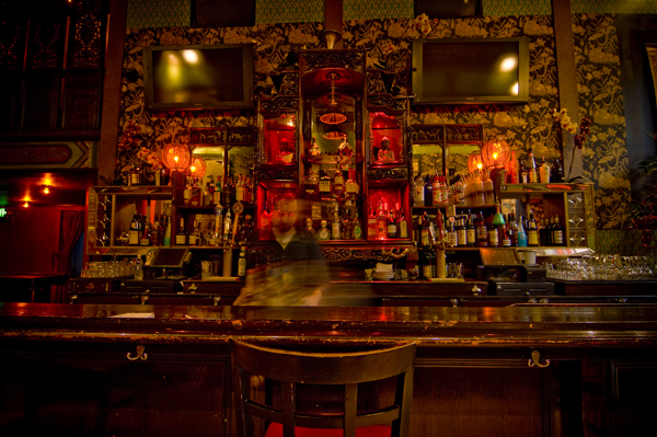 The bar at Trinity.