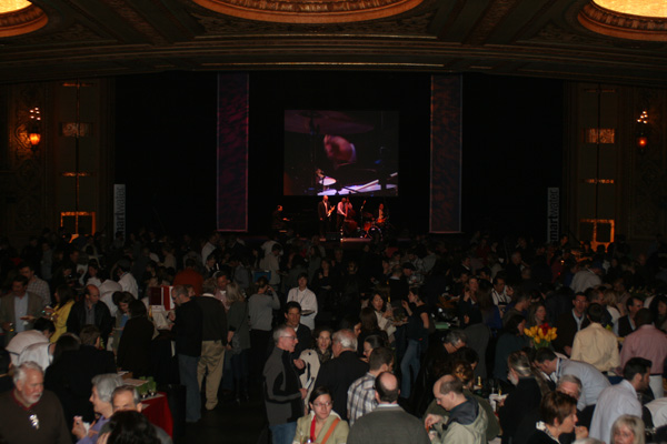 The sold out Voracious crowd packs the Paramount Theatre.
