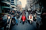 A bevy of bikers meet up for "Meant to Offend #18", a