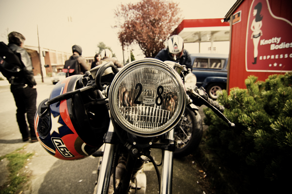 A bevy of bikers meet up for "Meant to Offend #18", a