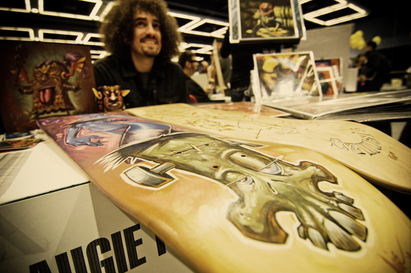 Seattle artist Augie Pagan.