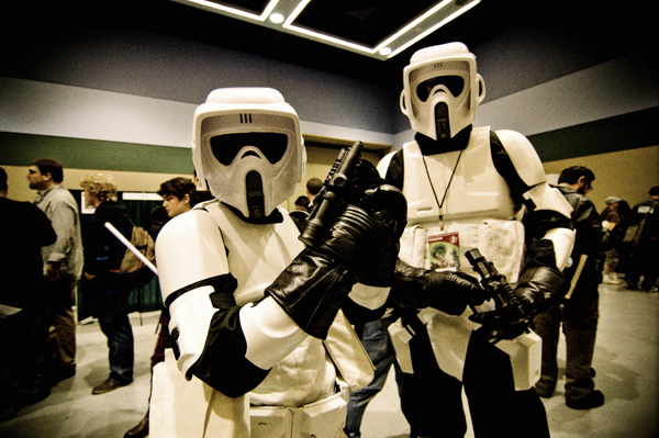 It wouldn't be a Comicon without Storm Troopers.