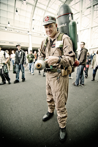 A Ghostbuster. Seemed a popular theme this year.