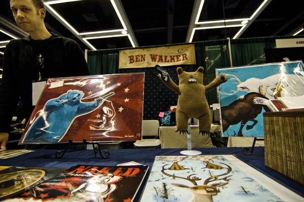 Artist Ben Walker. Nothing's funnier than bears with arms.