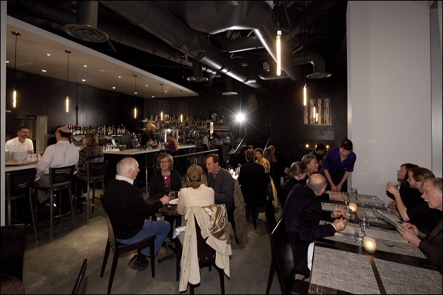 The dining room at Mistral Kitchen.