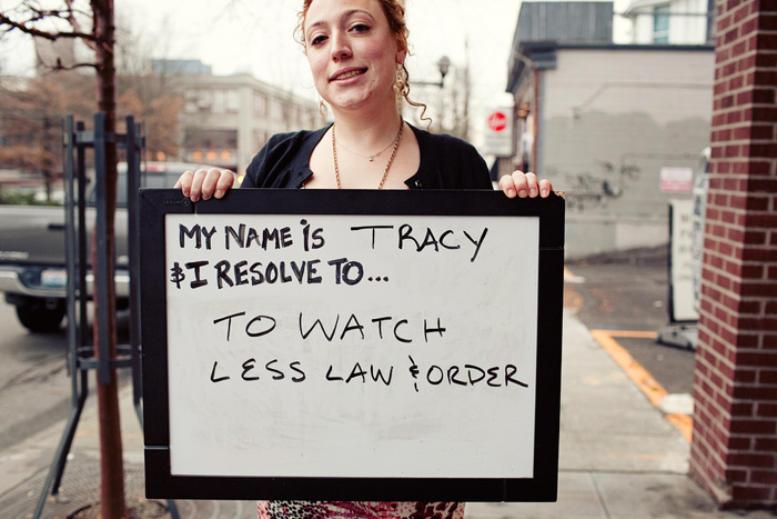 Jenny Jimenez and her whiteboard were out on the streets this week