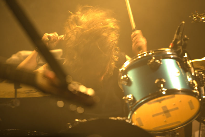 Dave rocking his heart out.