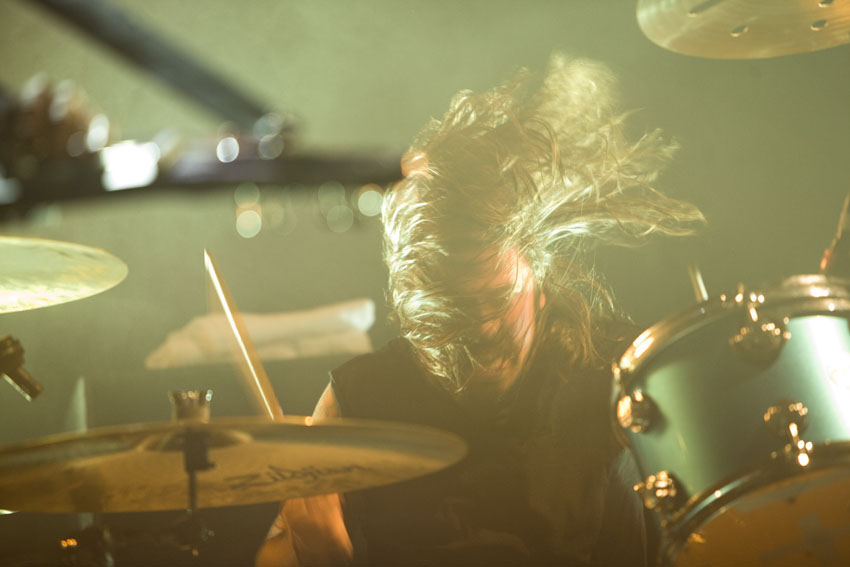 Dave making his own wind machine.