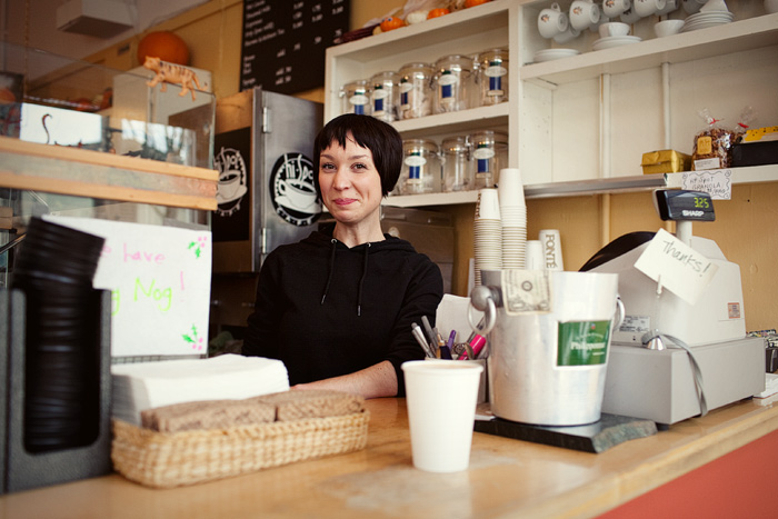 Leonie has been at the High Spot for the past year and a half.  She says Madrona feels like a small town in a big city.