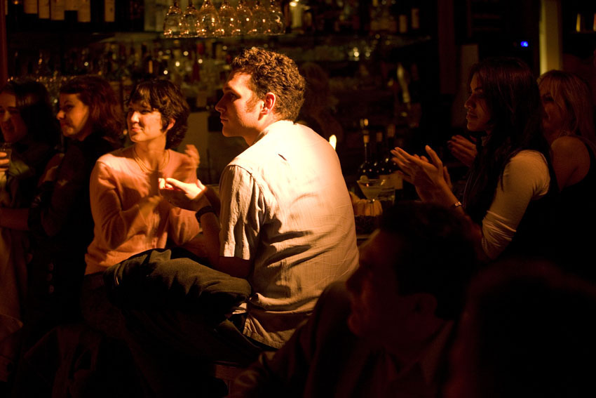 The bar has the best seats in the house.