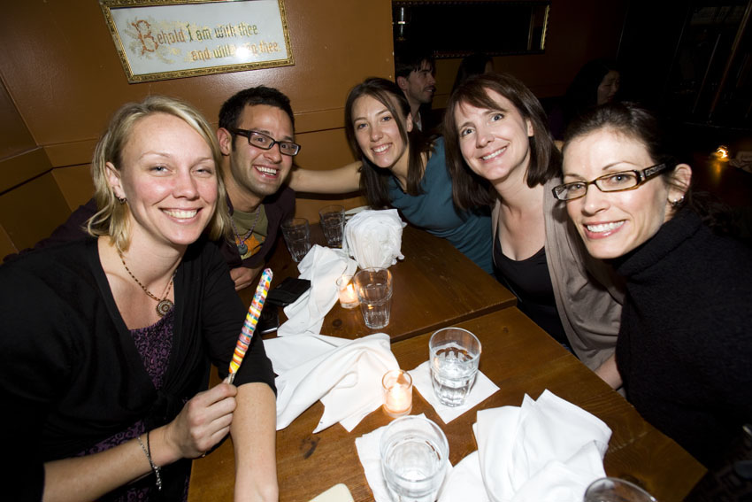 Jen, Imran, Merriss, Lisa and Bridget.