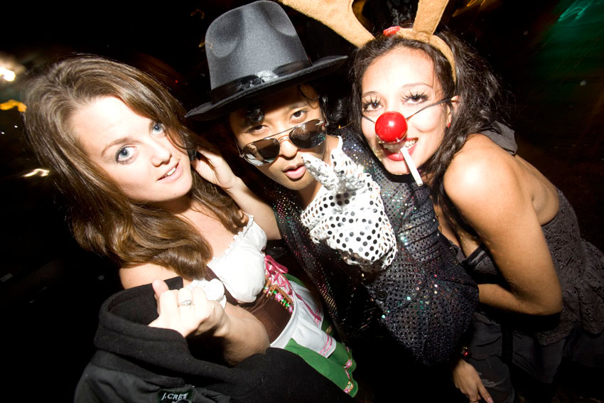 Keesha and Julian pose with Mr. Jackson.