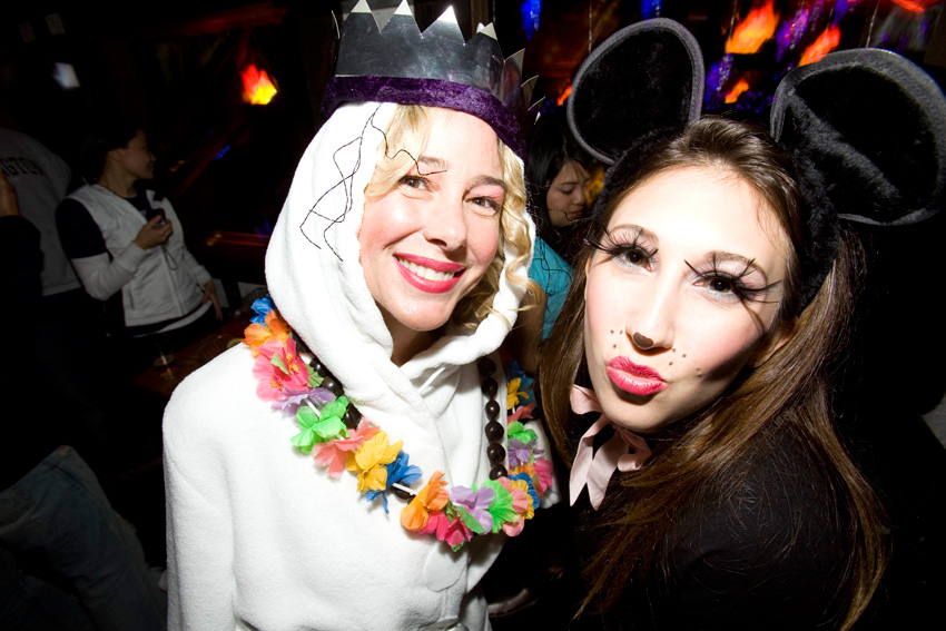 Dressed as Max from Where the Wild Things Are, Letourneau posed for pictures all night.