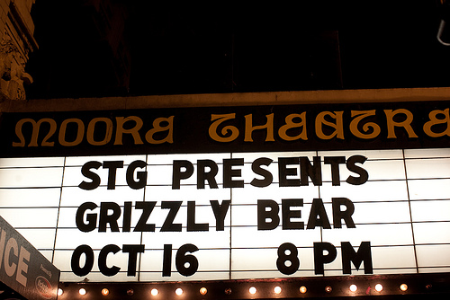 Grizzly Bear brought their new record, Veckatimest, to The Moore Theatre, on