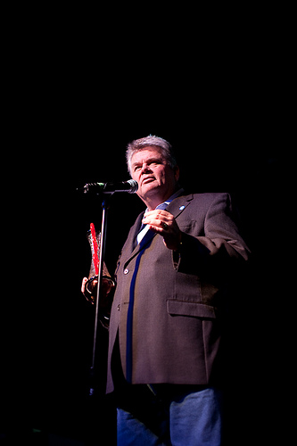 Outgoing mayor, Greg Nickels, in one of his last official appearances.