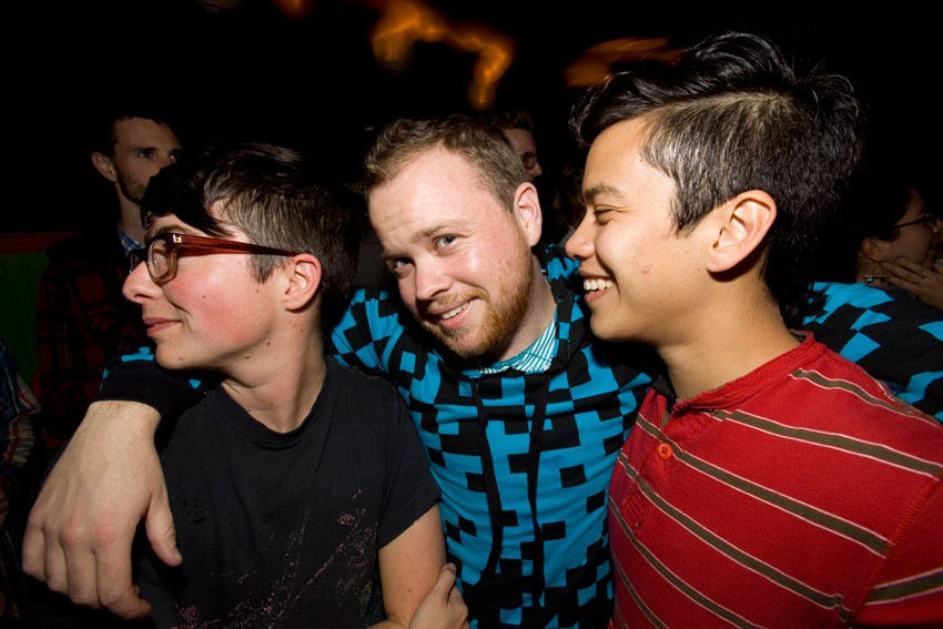 Jimmy Zees, Nat Clarke and Zack McManus