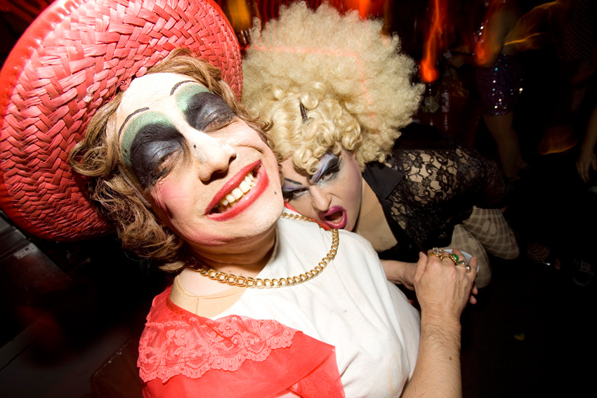 Jackie Hell and Lady Bear