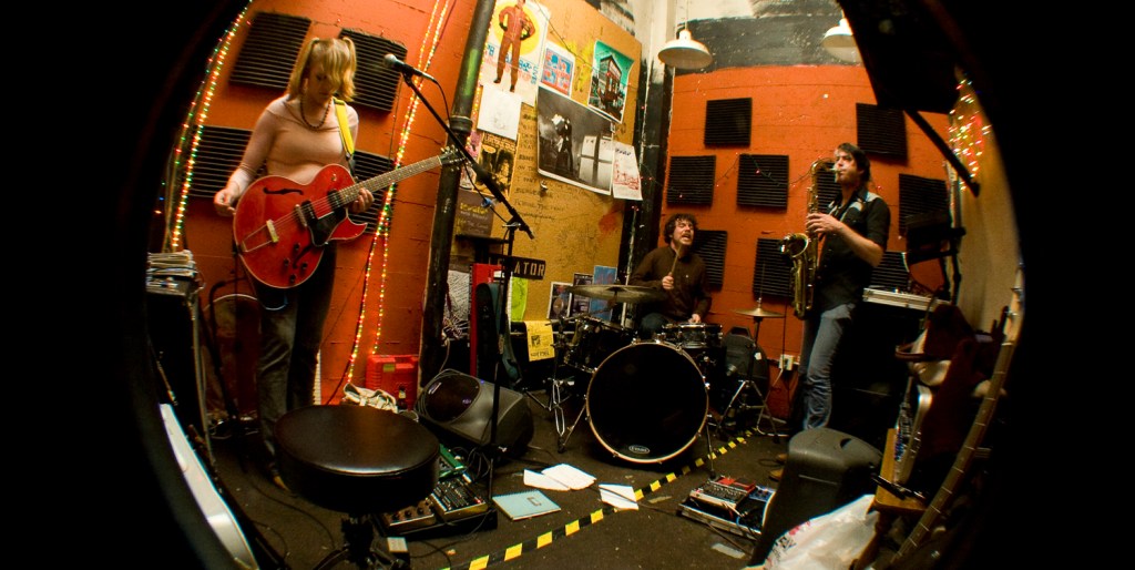 Levator  Sky Lynn's voice echoes over languid shoegaze melodies in Levator, a three-piece band whose sedate, dreamy tunes, occasional chanting and tambourines would seem perfectly at peace in a temple accompanied by thick, cloying incense. Lynn's lyrics are mostly indecipherable, but that's okay: Levator's ethereal sound floats like a feather riding on Lynn's angelic soprano. This is music for a vision quest (okay, psychotropic drugs), because for all its vast, galactic spaciousness, the psychedelic haze Levator creates feels less like an opaque, oppressive force and more like the warm, enveloping presence of an omniscient being whose otherworldly warble is there to lead you out of the fog and into psychic  (if not sonic) clarity. Bit Saloon, 7 p.m. Note by SARA BRICKNER