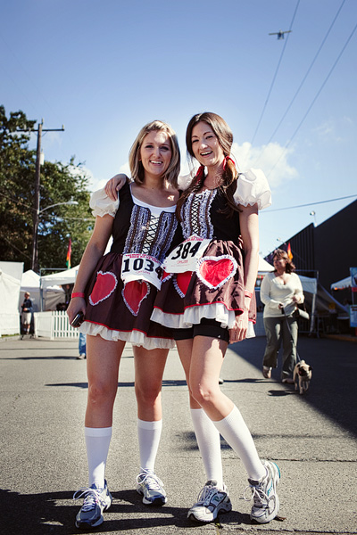 Molly & Janelle dressed up for the occasion.