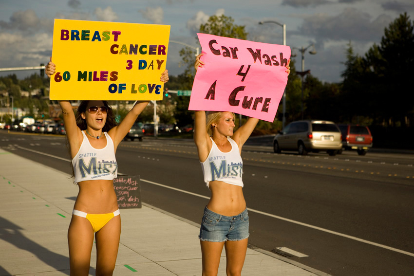 Cornerback Harper Boiz andA Quarterback Natasha Lindsey