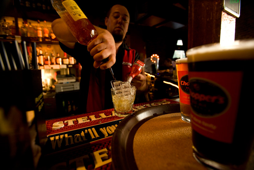 Georgetown Liquor Company bartender Topher Meslo.