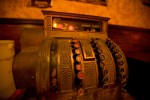 Found this old time cash register at Jules Mae's.