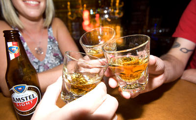 A toast at Del Rey's Super Soul Sunday