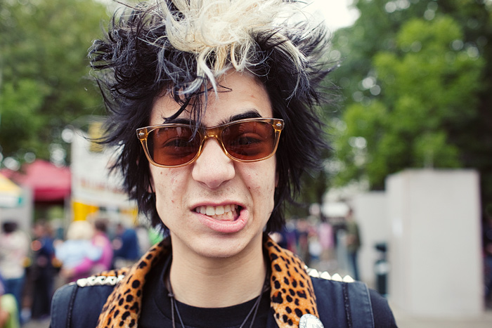 Keegan ran into the members of Dinosaur Jr. earlier in the day at Singles Going Steady in Belltown.