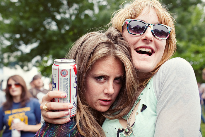 Singer/dancer Lisa Dank, with Blythe.A  Lisa will be touring with Wonderbug this fall, which includes a show atA  CMJ.