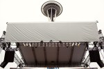 The space needle guards over the stage.