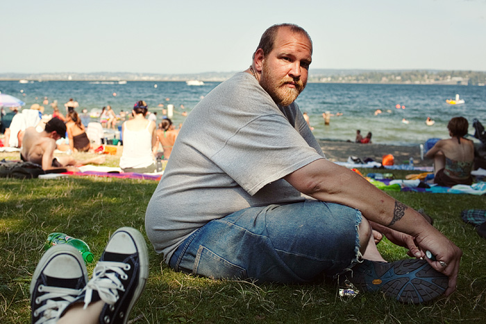 At 39, Michael's already had a pretty rough life.A  He was in the military for 8 years (toured during Desert Storm) and spent 13 years in prison on a manslaughter 1 charge.A  When he got out, he discovered that Vash was his half brother. Vash met up with him in Oregon and they traveled together to Seattle to hang out until Hempfest.