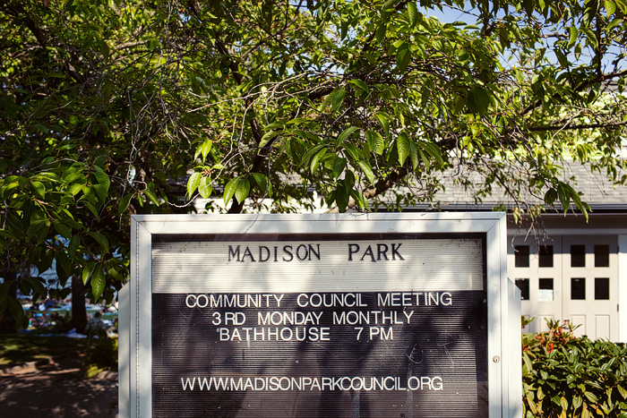 And that's Madison Park Beach.