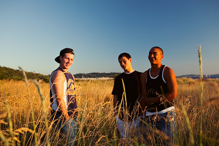 Matt, Alex & Anthony have been friends since kindergarden and have been coming to Golden Gardens about just as long.