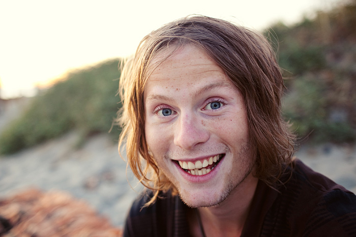 And he breaks a smile.A  See him next Saturday at Cork! Wine Bar in Tacoma.