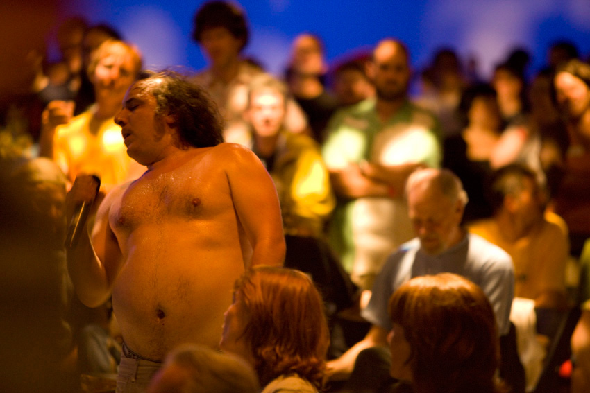 He also showed us his moves.