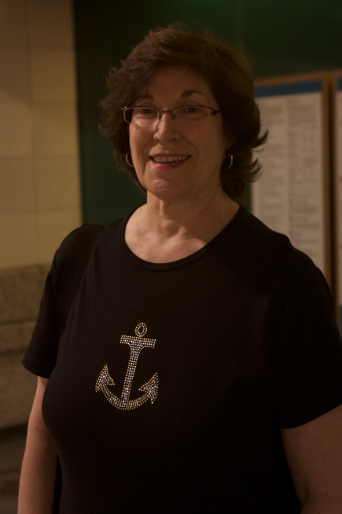 Marilyn's impression of the light rail is so far, so good.